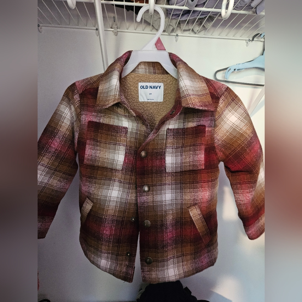 Old Navy Multicolor Plaid Jacket